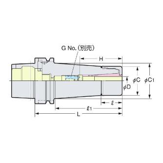 （株）日研工作所 HSK記念タイプVCホルダ HSK-VC ＨＳＫ記念タイプＶＣホルダ HSK63A-VC6-90