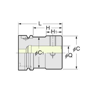 （株）日研工作所 ボーリング用ベースホルダ HSK-Q ボーリング用ベースホルダ HSK40A-Q26-75