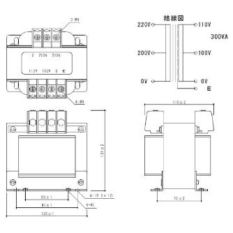 スワロー電機（株） 電源トランス SC21 電源トランス SC21-300E