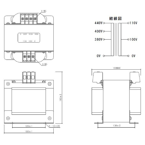 スワロー電機（株） 電源トランス PC41 電源トランス PC41-2000