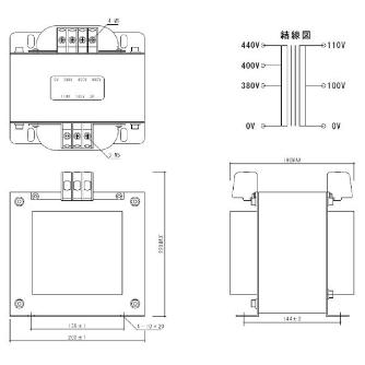 スワロー電機（株） 電源トランス PC41 電源トランス PC41-3000