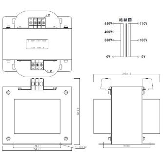 スワロー電機（株） 電源トランス PC41 電源トランス PC41-5000