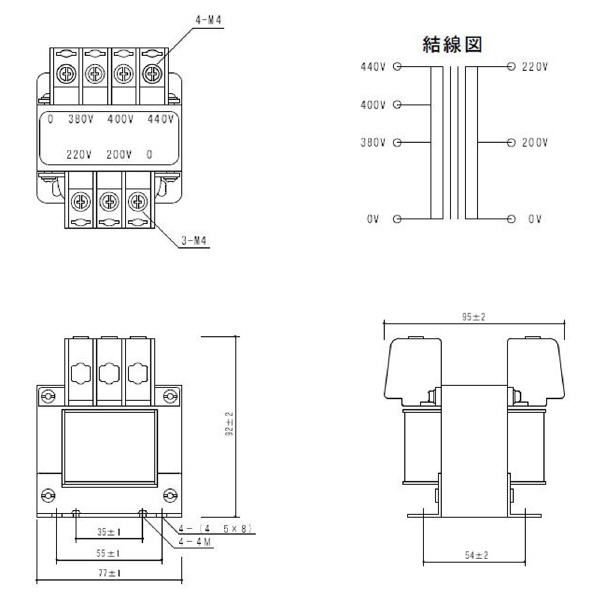 スワロー電機（株） 電源トランス PC42 電源トランス PC42-50