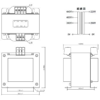 スワロー電機（株） 電源トランス PC42 電源トランス PC42-3000