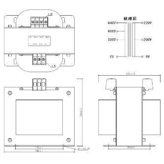 スワロー電機（株） 電源トランス PC42 電源トランス PC42-4000