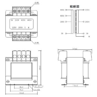 スワロー電機（株） 電源トランス PC42 電源トランス PC42-200E