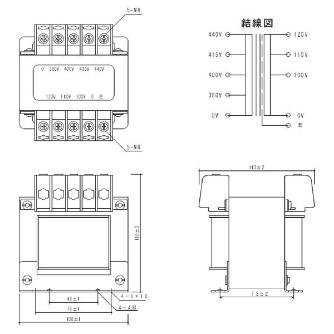 スワロー電機（株） 電源トランス PD41 電源トランス PD41-200E