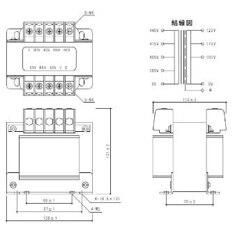 スワロー電機（株） 電源トランス PD41 電源トランス PD41-300E