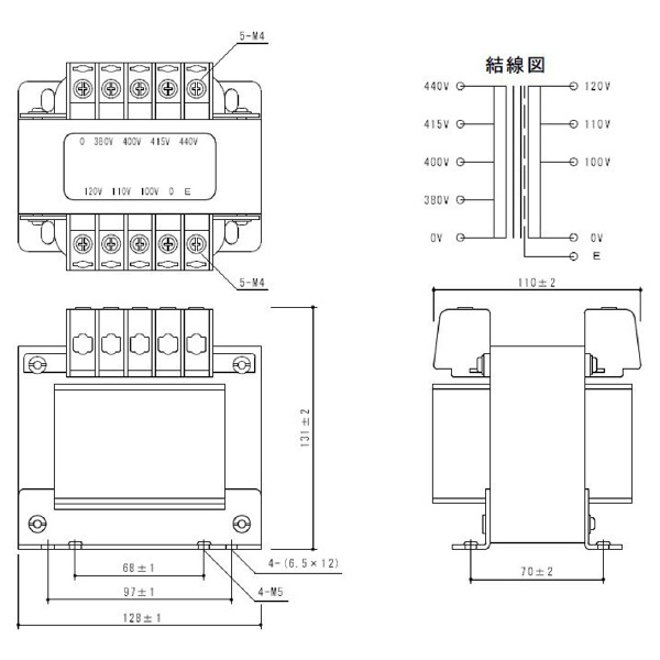 スワロー電機（株） 電源トランス PD41 電源トランス PD41-300E