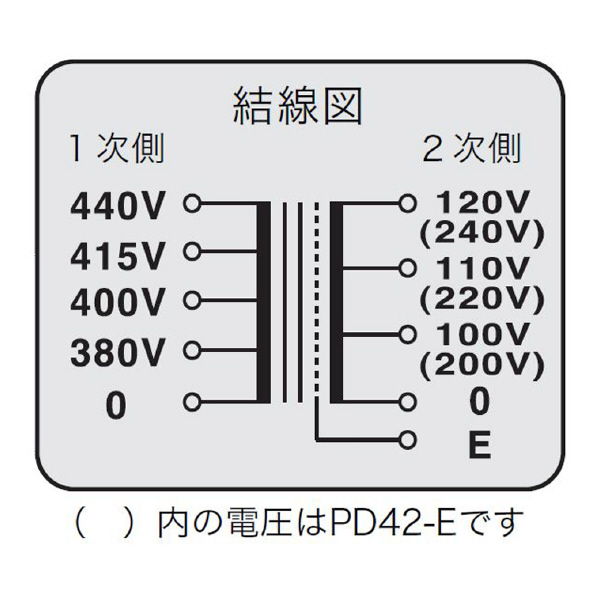 スワロー電機（株） 電源トランス PD42 電源トランス PD42-100E