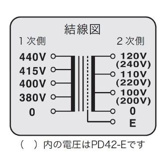 スワロー電機（株） 電源トランス PD42 電源トランス PD42-1000E