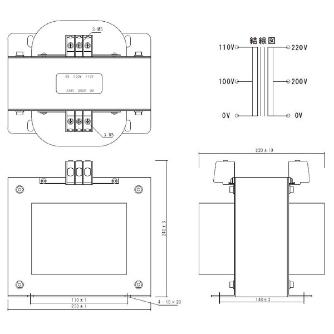 スワロー電機（株） 電源トランス SA12 電源トランス SA12-4000