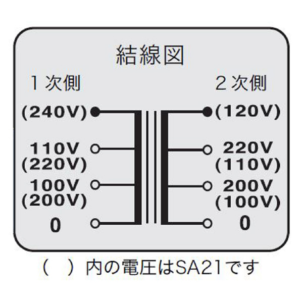 スワロー電機（株） 電源トランス SA21 電源トランス SA21-50