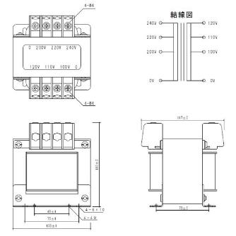 スワロー電機（株） 電源トランス SA21 電源トランス SA21-200