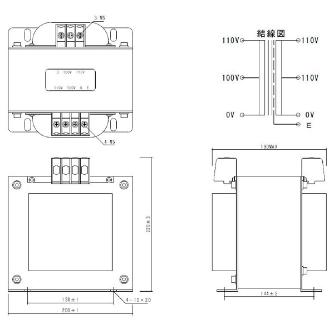 スワロー電機（株） 電源トランス SB11 電源トランス SB11-3000E