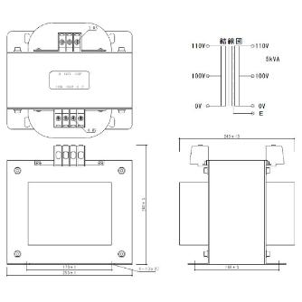 スワロー電機（株） 電源トランス SB11 電源トランス SB11-5000E