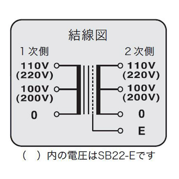 スワロー電機（株） 電源トランス SB22 電源トランス SB22-500E