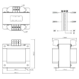スワロー電機（株） 電源トランス SB22 電源トランス SB22-1500E