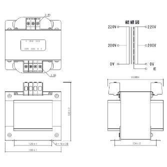 スワロー電機（株） 電源トランス SB22 電源トランス SB22-2000E