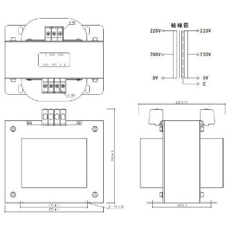 スワロー電機（株） 電源トランス SB22 電源トランス SB22-4000E