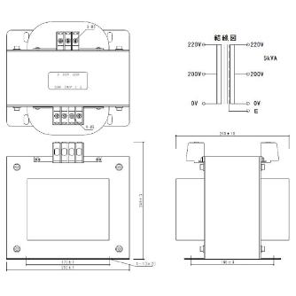 スワロー電機（株） 電源トランス SB22 電源トランス SB22-5000E