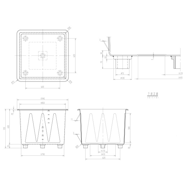スイコー（株） KF型容器 ＫＦ型容器 KF-420