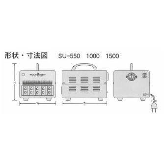 スワロー電機（株） 海外・国内兼用型トランス SU 海外・国内兼用型トランス SU-550