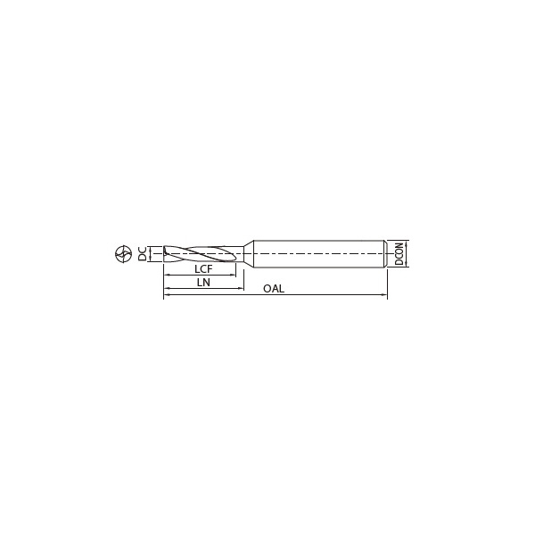 京セラ（株） 2ZDK－HP フラットドリル 2ZDK-HP ２ＺＤＫ－ＨＰ　フラットドリル 2ZDK032HP-3D