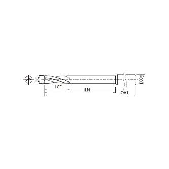 京セラ（株） 2ZDK－HP フラットドリル 2ZDK-HP ２ＺＤＫ－ＨＰ　フラットドリル 2ZDK040HP-1.5D-LS