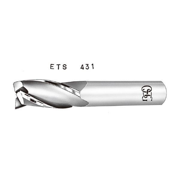 オーエスジー（株） 3枚刃ハイススクエアエンドミルショート形 ETS ハイスエンドミル ETS 6