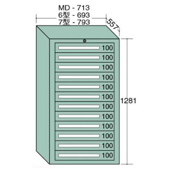 大阪製罐（株） スタンダードキャビネット スタンダードキャビネット 6-1201