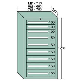 大阪製罐（株） スタンダードキャビネット スタンダードキャビネット 6-1207