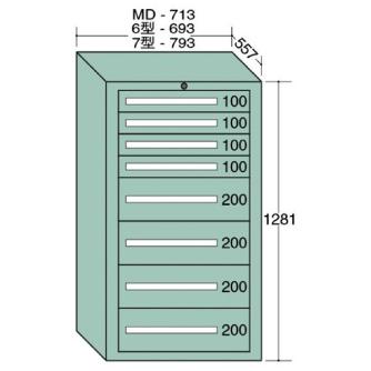 大阪製罐（株） スタンダードキャビネット スタンダードキャビネット 6-1209