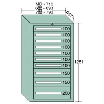 大阪製罐（株） スタンダードキャビネット スタンダードキャビネット 6-1214