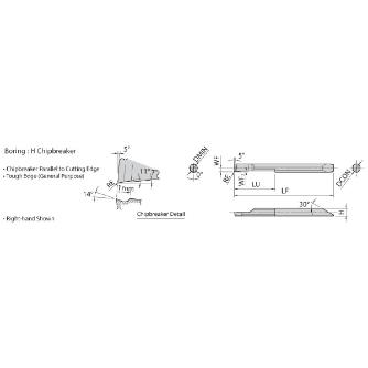 京セラ（株） チップ PVDコーティング 旋削用 EZBR チップ　ＰＶＤコーティング　旋削用 EZBR020020HP-008H PR1725