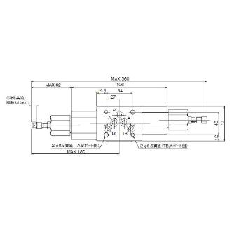 ダイキン工業（株） モジュラースタック形ブレーキ弁 MB モジュラースタック形ブレーキ弁 MB-03W-1-45