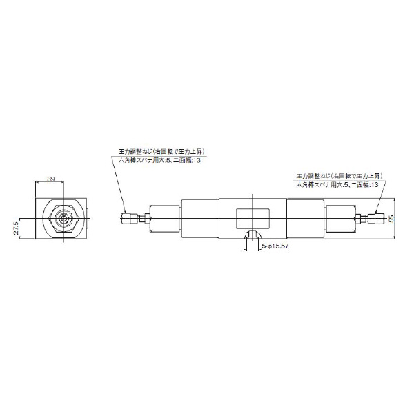 ダイキン工業（株） モジュラースタック形ブレーキ弁 MB モジュラースタック形ブレーキ弁 MB-03W-1-45