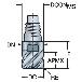 サンドビック（株） コロミル316 ヘッド A316 コロミル３１６　ヘッド　【Ｅ】 A316-10FM650-03704L 1730