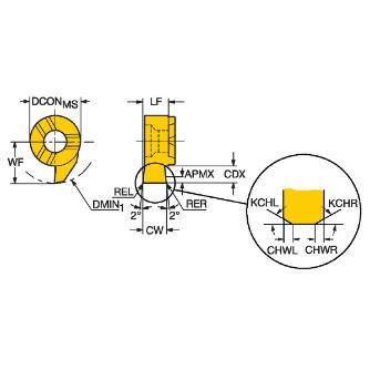 サンドビック（株） コロカットMB チップ CBN 【E】 MB コロカットＭＢ　チップ　ＣＢＮ　【Ｅ】 MB-07G100-00-11R 7014