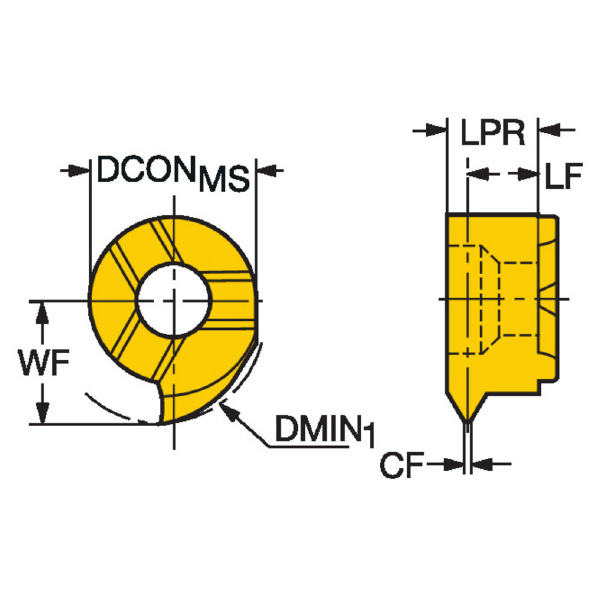 サンドビック（株） コロカットMB チップ CBN 【E】 MB コロカットＭＢ　チップ　ＣＢＮ　【Ｅ】 MB-07TH100MM-10R 7014