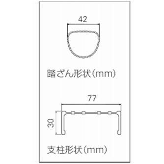 長谷川工業（株） 1連はしご LA1 １連はしご LA1-38