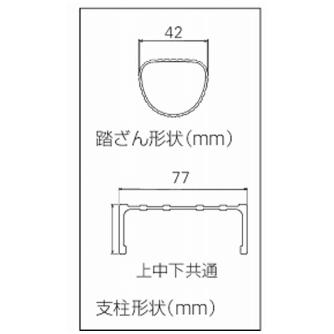 長谷川工業（株） 3連はしご LA3 ３連はしご LA3-90