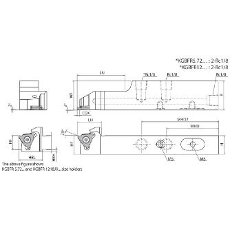 京セラ（株） ホルダ 溝用 KGBF ホルダ　溝用 KGBFR2025JX-16FJCTM