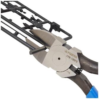 フジ矢（株） プラスチックニッパ(ストレート刃バネ付) FPN-185FS プラスチックニッパ（ストレート刃） FPN-185FS