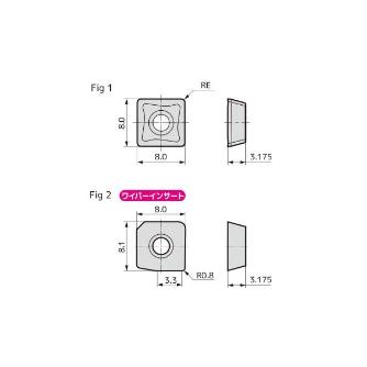 住友電気工業（株） カッタチップ SOMT-G カッタチップ SOMT080304PZER-G XCU2500