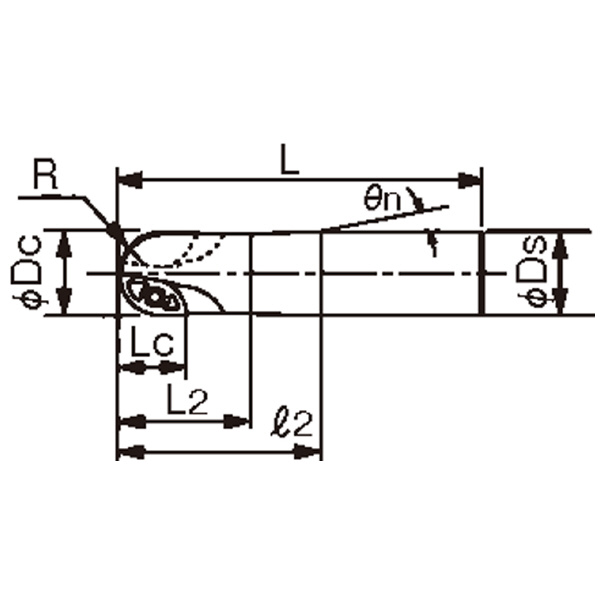 オーエスジー（株） WALTER ボールエンドミル2刃タイプ ボールエンドミル F2339 R10XSS25X60