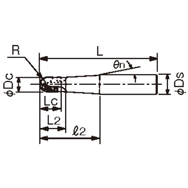 オーエスジー（株） WALTER ボールエンドミル2刃タイプ ボールエンドミル F2339 R15XSS32X80