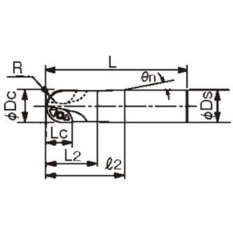 オーエスジー（株） WALTER ボールエンドミル2刃タイプ ボールエンドミル F2339 R25XCN50.8X110