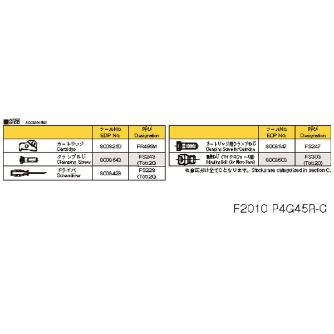 オーエスジー（株） WALTER ミーリングカッタサイクロンタイプ F2010 ミーリングカッタ F2010 P4G45R 08006J