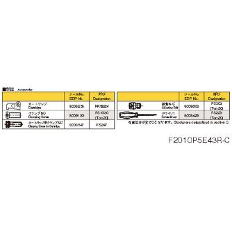 オーエスジー（株） WALTER ミーリングカッタサイクロンタイプ ミーリングカッタ F2010M P5E43R 10007J